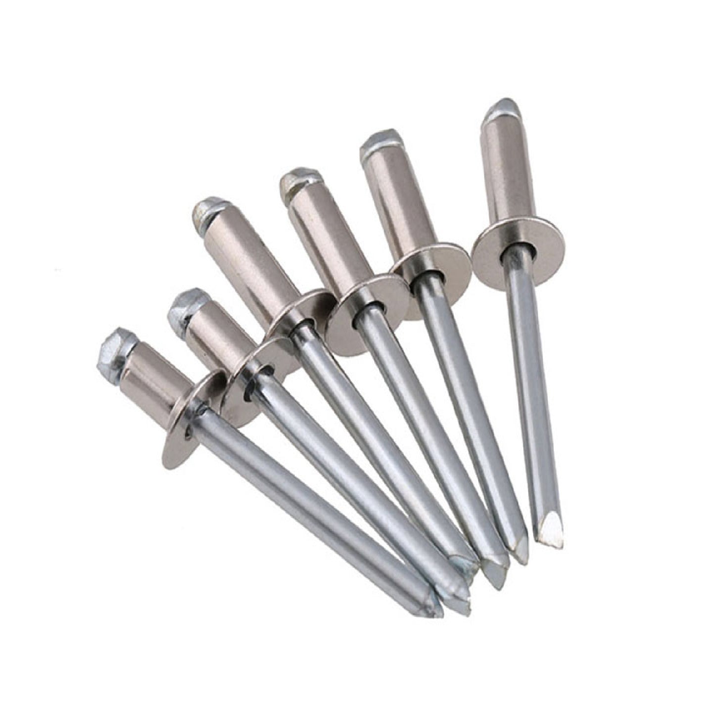 100 x Aluminium Large Flange Pop Rivets Dome headed Menu Options