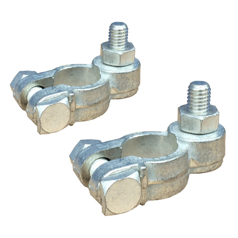2 x Battery Terminals Positive and Negative Stud Type Nut 8mm