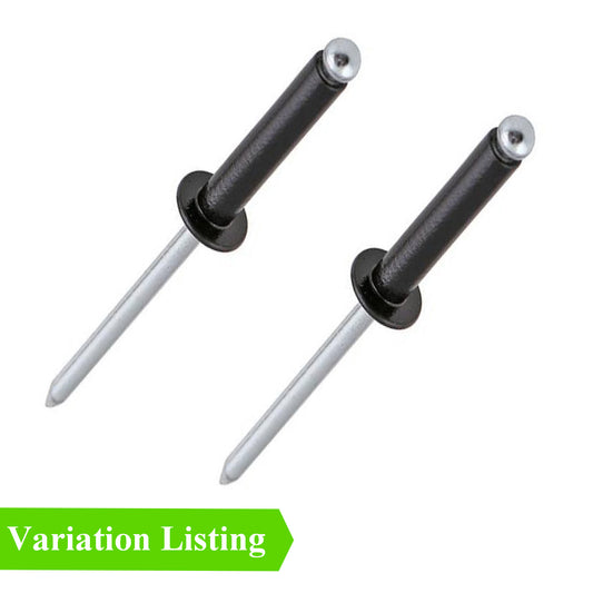 Black Aluminium Pop Rivets Dome headed<br>Menu Options