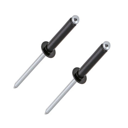 Black Aluminium Pop Rivets Dome headed<br>Menu Options