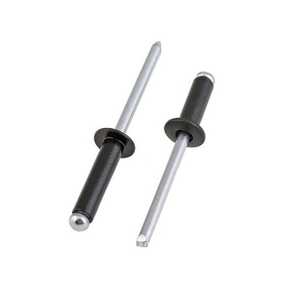 Black Aluminium Pop Rivets Dome headed<br>Menu Options