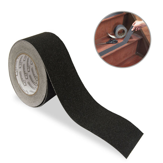 Anti Slip Self Adhesive Black Grit Tape 10 Metres<br><br>