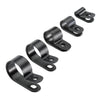 Black Nylon P Clips for Conduit, Cable, Tubing & Sleeving