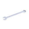 Chrome 15mm Fully Polished Double Ended Spanner, Open Ended Head Offset 15°