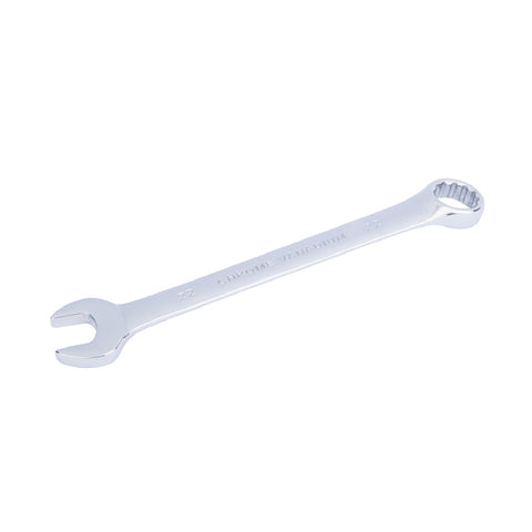 Chrome 22mm Fully Polished Double Ended Spanner, Open Ended Head Offset 15°