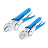 2 PCE Soft Grip Non-Slip Curved Locking Pliers 180mm & 250mm