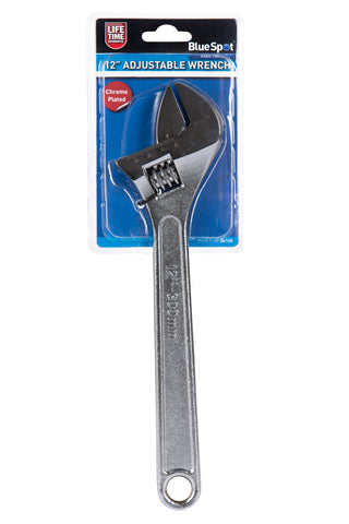 Chrome Adjustable 300mm Wrench, Features 40mm Offset Jaw Width