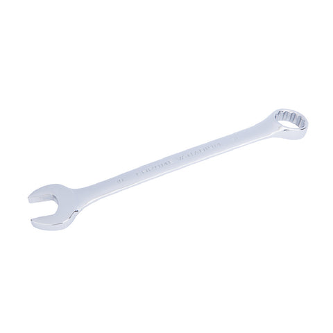 Chrome 30mm Fully Polished Double Ended Spanner, Open Ended Head Offset 15°
