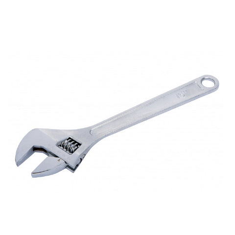 Chrome Adjustable 380mm Wrench, Features 50mm Offset Jaw Width