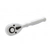 Chrome 3/8" Quick Release Stubby Ratchet, 72 Teeth 5° Ratcheting Increments