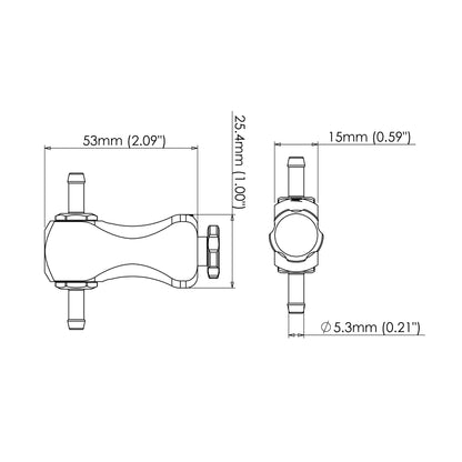 Turbosmart Boost-Tee Boost Controller Blue  TS-0101-1001