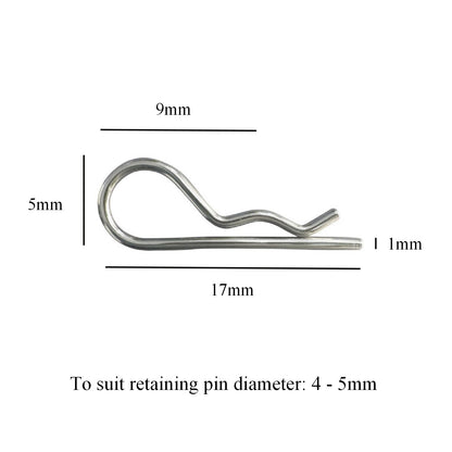 Brake Pad Retaining Pins Spring Steel R Clips <br>Menu Options