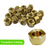 Brass Imperial Exhaust Manifold Nuts UNC <br>Menu Options<br>