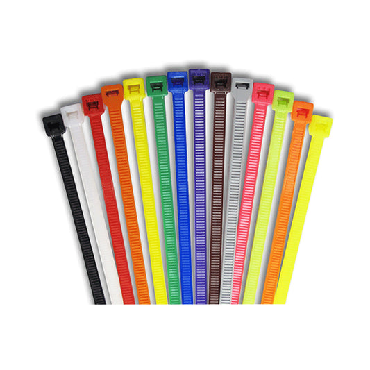 100 x Coloured Nylon Cable Ties 300 x 4.8mm<br>Menu Options