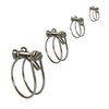50 x Assorted Two Wire Hose Clamps, Double Wire Clips<br><br>