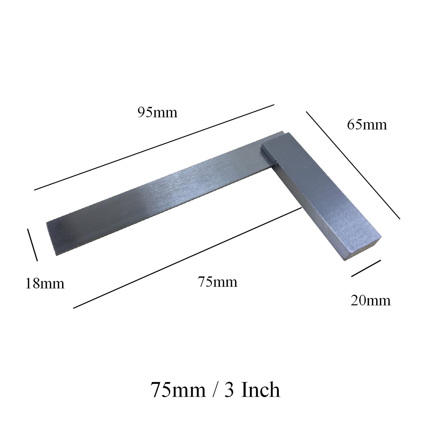 Engineers Metal Precision Set Squares BS Approved <br> Size Options