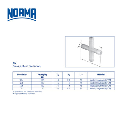 Equal Cross Piece Silicone Vacuum Hose Joiner<br>Menu Options