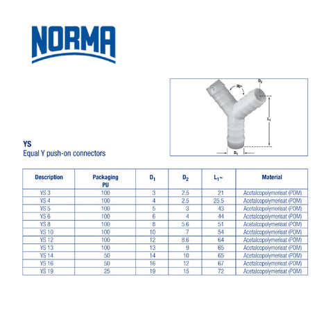 44 x Assorted Norma Plastic Vacuum Hose Connectors<br><br>