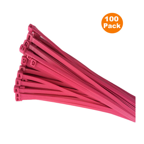 100 x Fluorescent Nylon Cable Ties 200 x 4.8mm<br>Menu Options