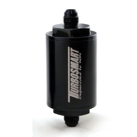 Turbosmart Fuel Pressure Regulator - FPR Billet Fuel Filter 10um AN-6 - Black