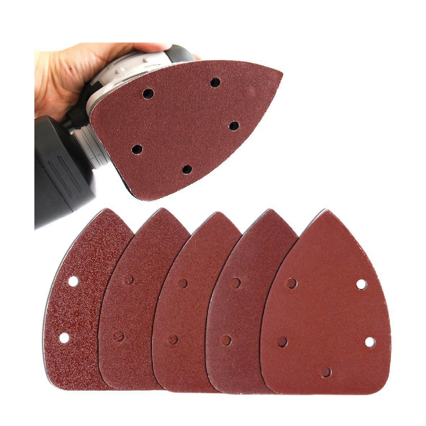 Hook and Loop 140mm Detail Sanding Sheets Velcro Pads<br><br>