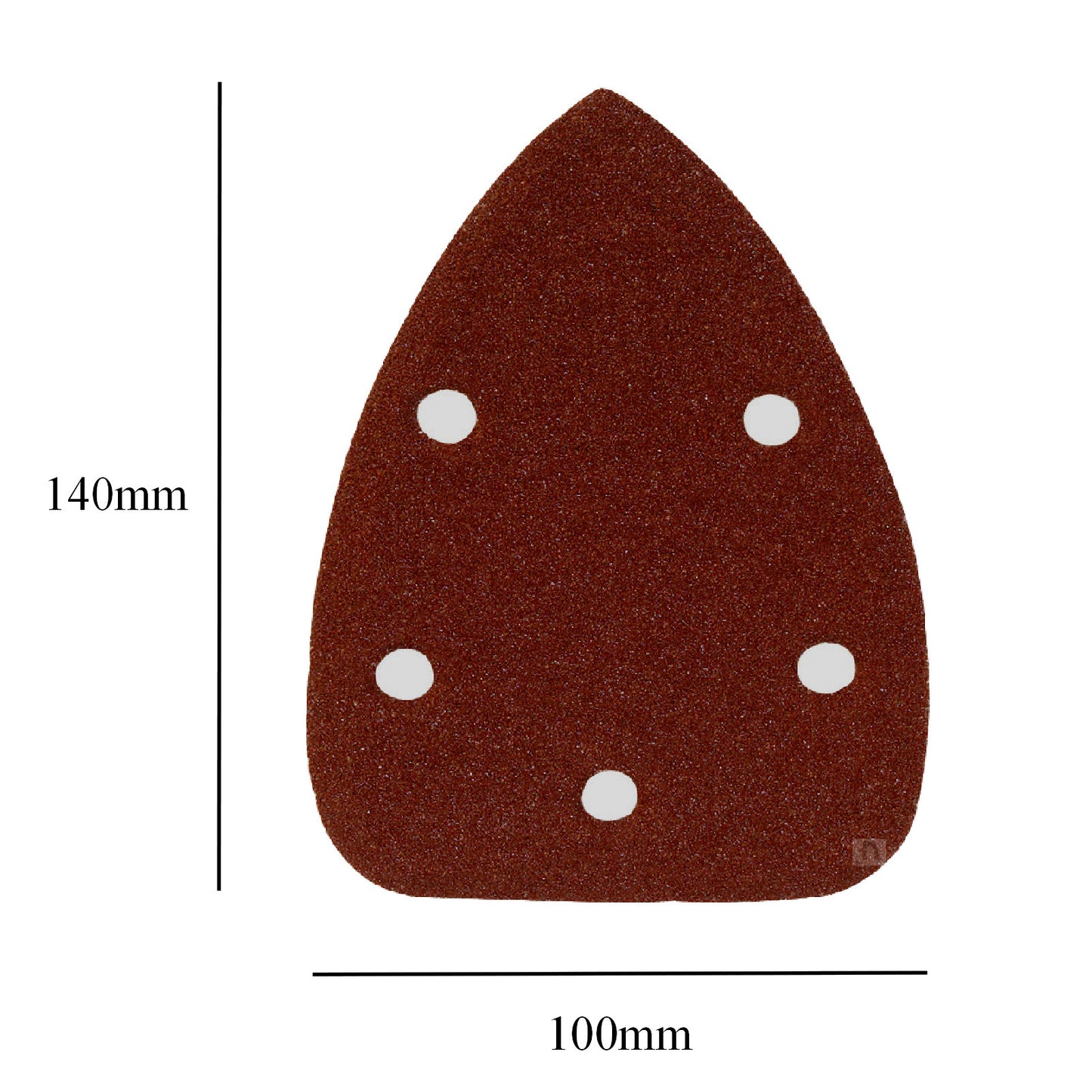 Hook and Loop 140mm Detail Sanding Sheets Velcro Pads<br><br>
