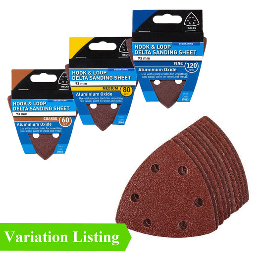 Hook and Loop 93mm Delta Sanding Sheets Velcro Pads<br><br>