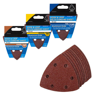 Hook and Loop 93mm Delta Sanding Sheets Velcro Pads<br><br>