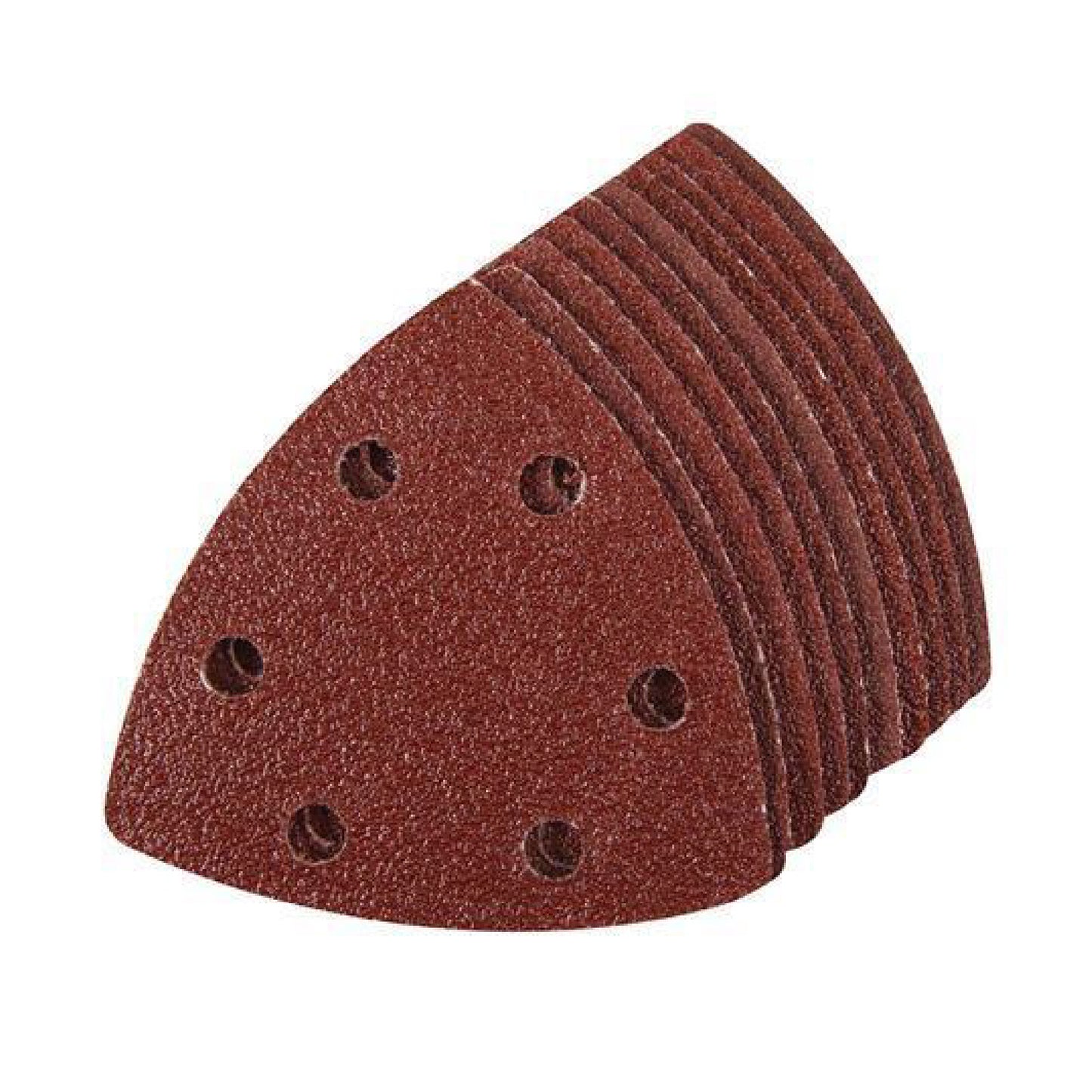 6 x Mixed Grit Hook and Loop 93mm Detail Sanding Sheets<br><br>