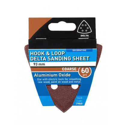 Hook and Loop 93mm Delta Sanding Sheets Velcro Pads<br><br>