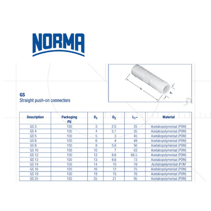 44 x Assorted Norma Plastic Vacuum Hose Connectors<br><br>