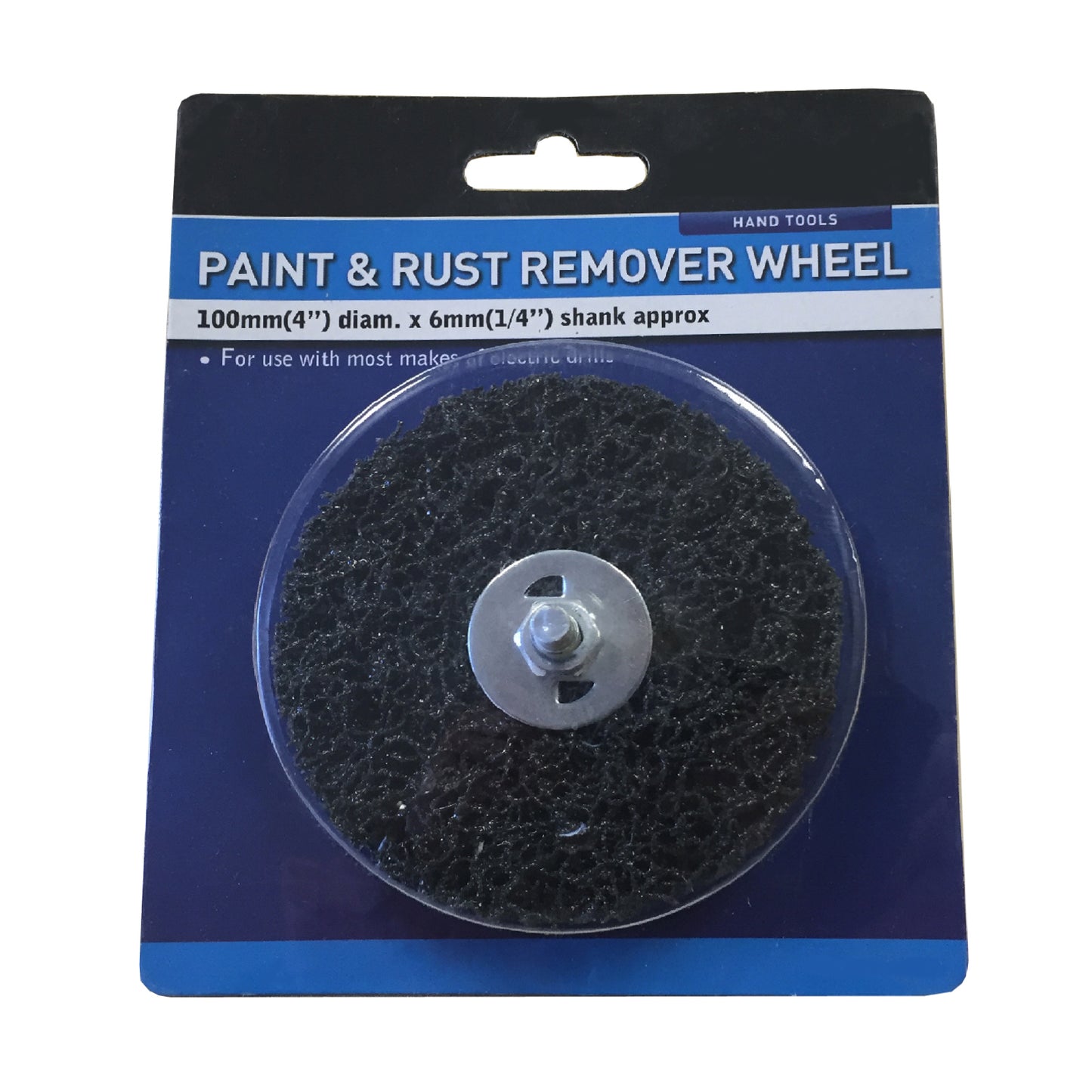 Paint & Rust Remover 4 Inch Drill Attachment Abrasive Wheel