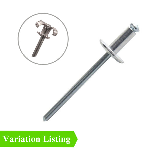 Peel Rivets Aluminium Dome headed<br>Menu Options