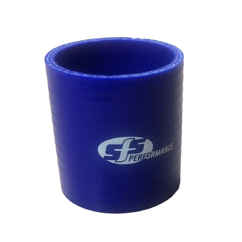SFS 2.5" Blue Silicone Straight Coupling Connector 63mm Hose