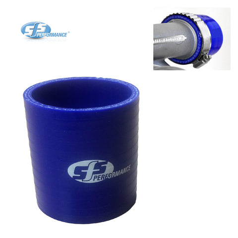 SFS 2.5" Blue Silicone Straight Coupling Connector 63mm Hose