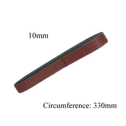 Sanding Belts<br>Size: 10 x 330mm<br>Menu Options