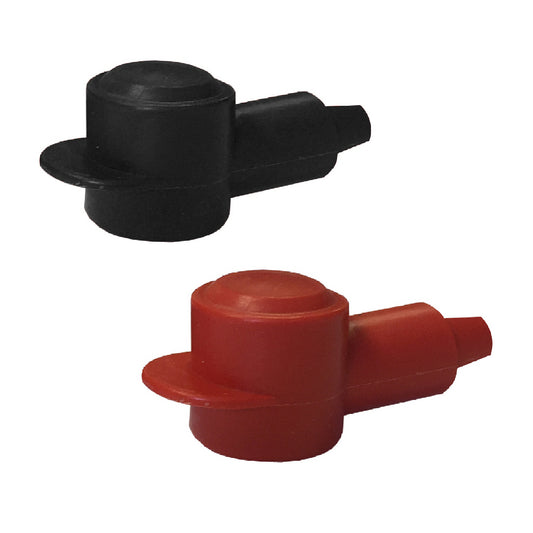 2 x Battery Terminals Angled Stud Covers Positive & Negative