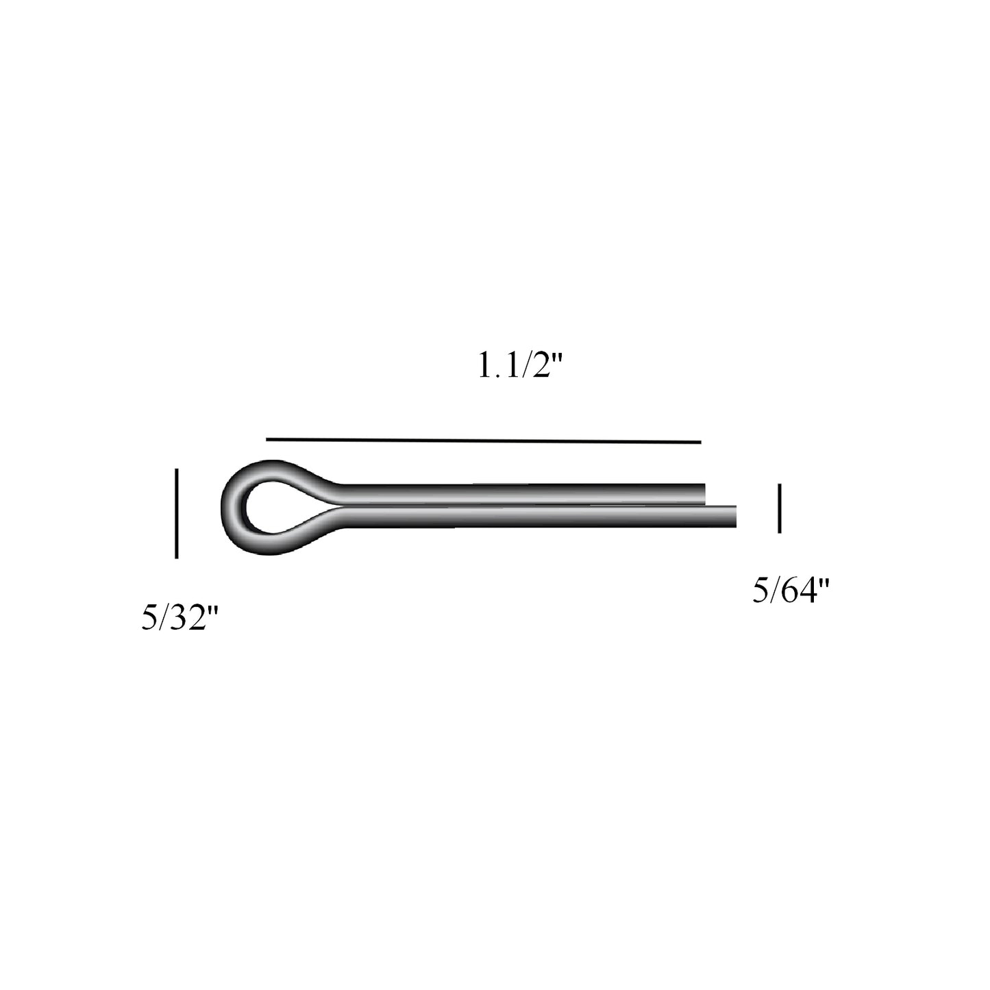 130 x Assorted Imperial Clevis Pin Fasterners & Retaining Split Pins<br>