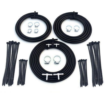 Universal Black Engine Bay Silicone Hose Dress Up Kit<br><br>