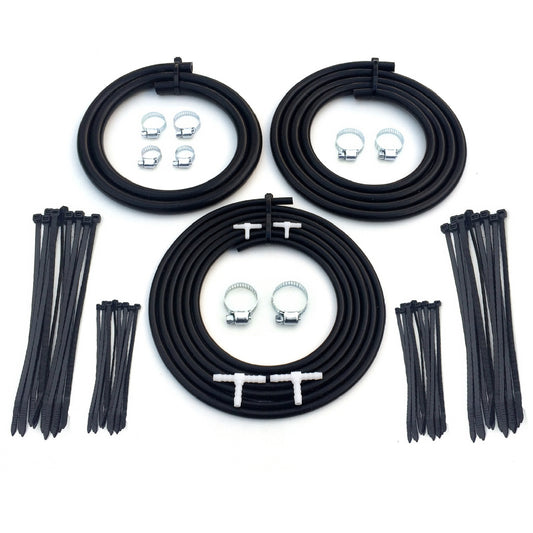 Universal Black Engine Bay Silicone Hose Dress Up Kit<br><br>