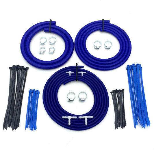 Universal Blue Engine Bay Silicone Hose Dress Up Kit<br><br>