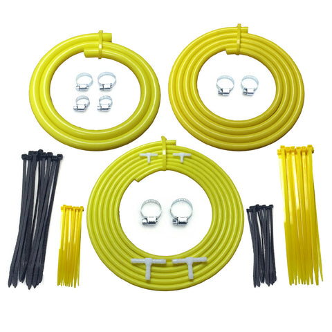 Universal Yellow Engine Bay Silicone Hose Dress Up Kit<br><br>