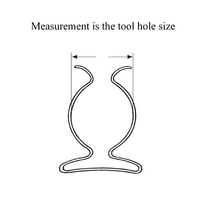 50 x Assorted Terry Tool Spring Clips<br><br>