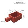 Battery Terminal Insulation Covers Positive Red & Negative Black Flag