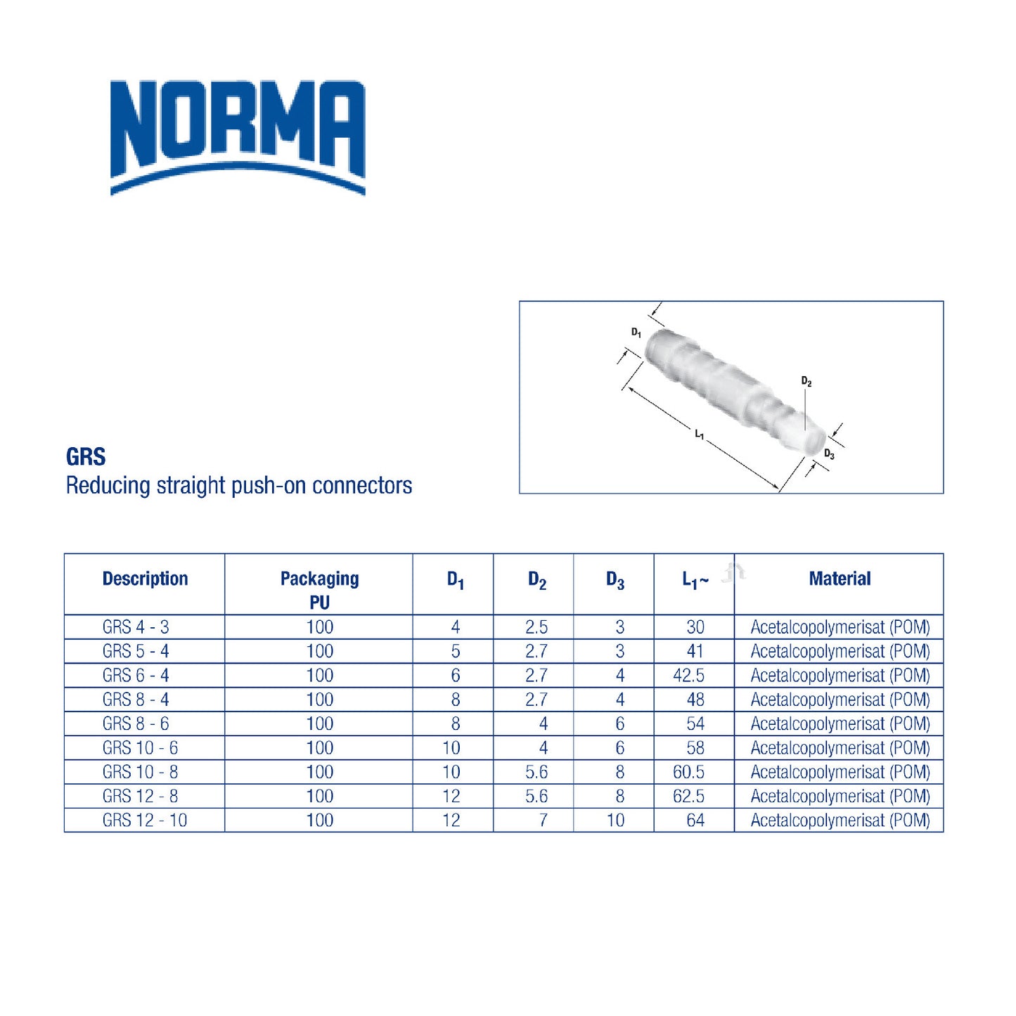 Reducing Straight Piece Silicone Vacuum Hose Joiner<br>Menu Options